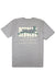 REVOLVR Buck Hunter Tee in Athletic Grey — Back view