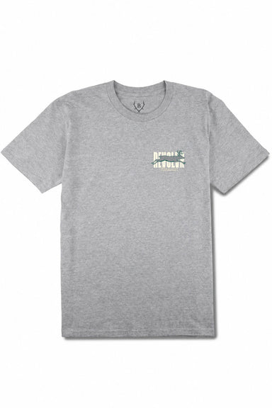 REVOLVR Buck Hunter Tee in Athletic Grey — Front view