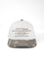REVOLVR Deadwood Blocked Hat in Cream/Camo — Front view