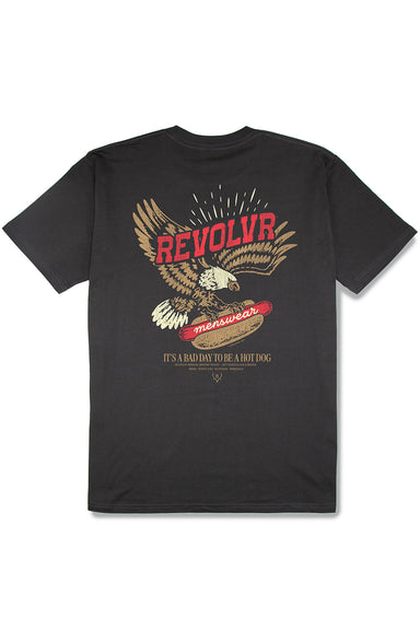 revolvr eagle swoop tee coal back