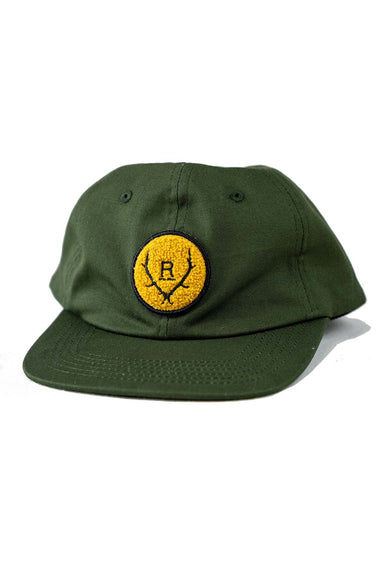 revolvr-fuzzy-patch-hat-forrest-green-front