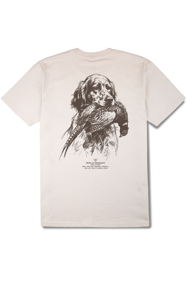 REVOLVR Good Boy Tee in Bone — Back view