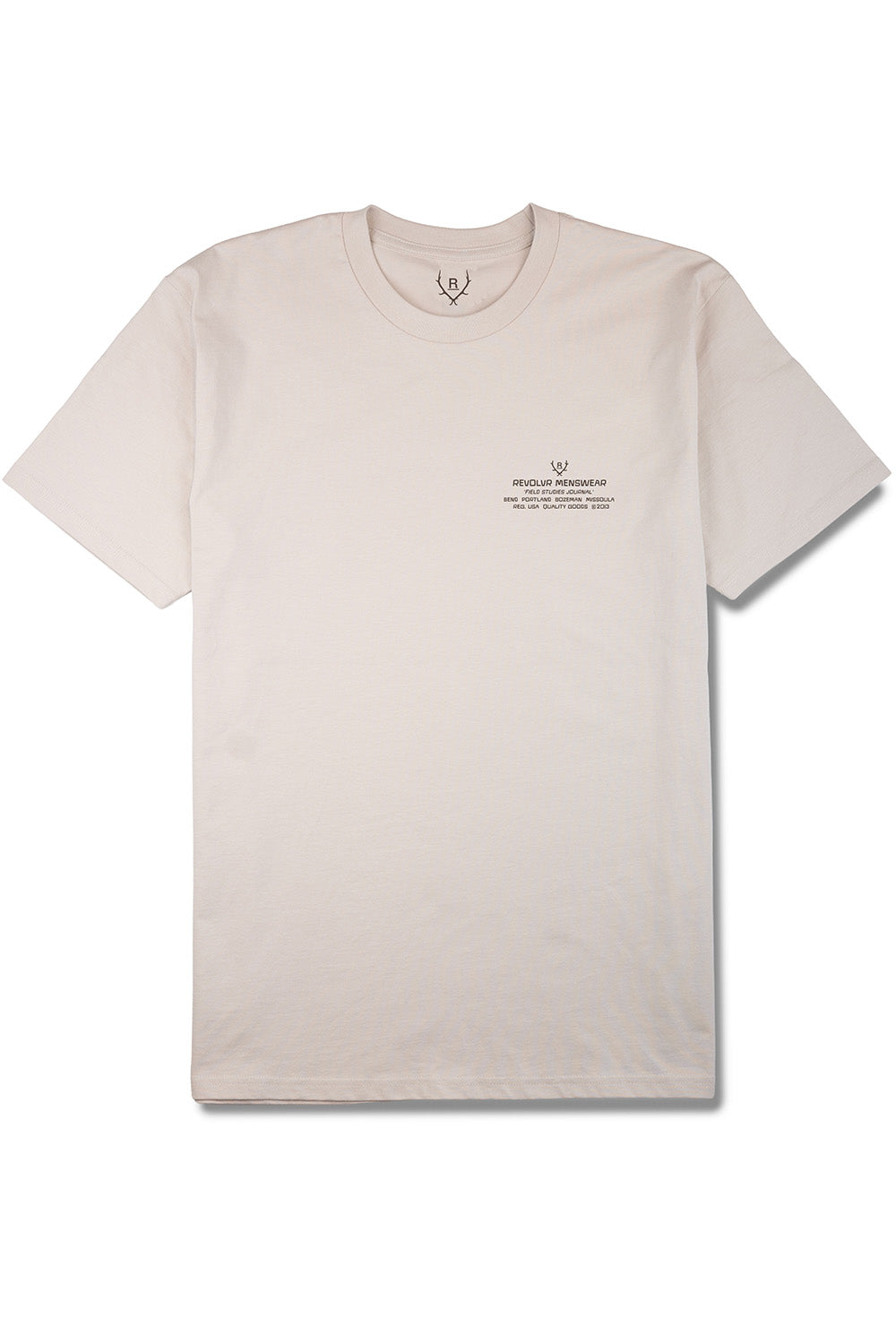 REVOLVR Good Boy Tee in Bone — Front view