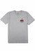 REVOLVR Old Mill Tee in Heather Grey — Front view