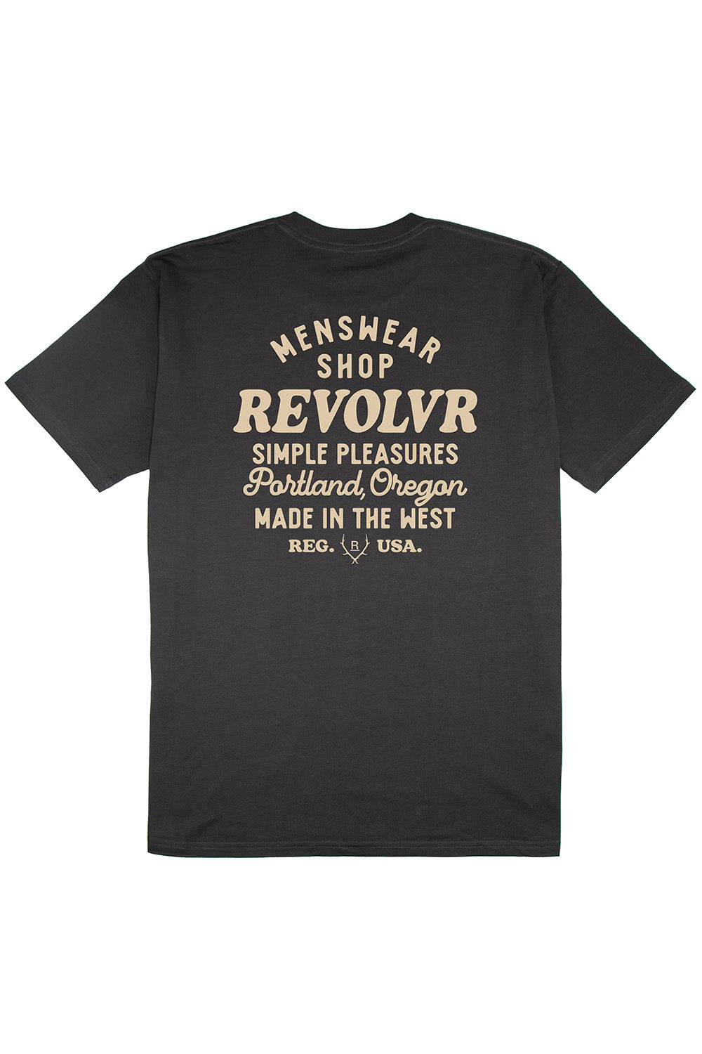 revolvr portland shop tee coal back