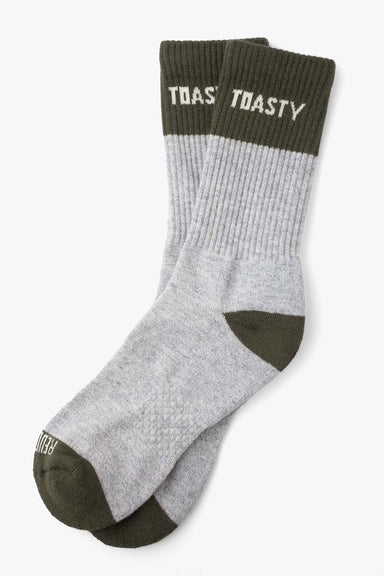 REVOLVR's toasty sock in heather grey military