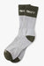 REVOLVR's toasty sock in heather grey military