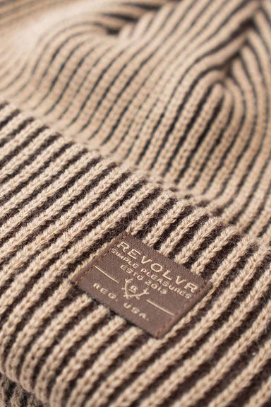 REVOLVR - Traveler Beanie - Chocolate - Label Detail