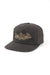 REVOLVR Trouty Hat in Washed Black — Profile view