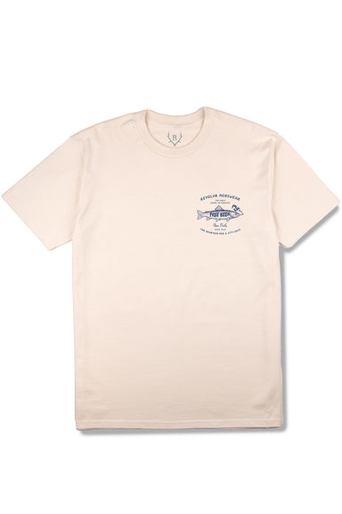 REVOLVR Trouty McPuff Tee in Ecru — Front view