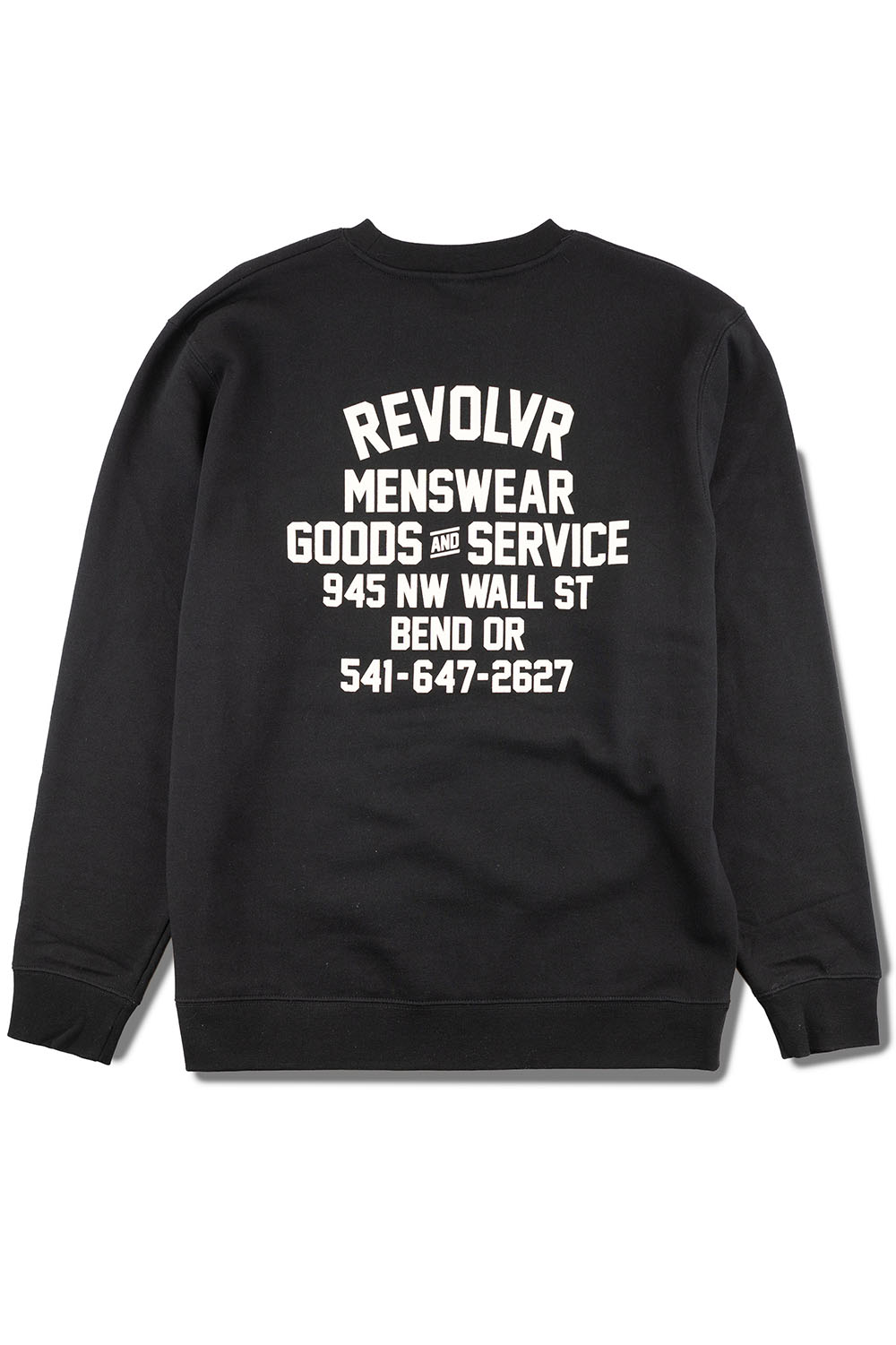 revolvr bend shop crew black back