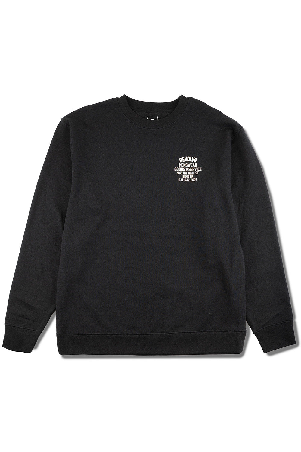 revolvr bend shop crew black front
