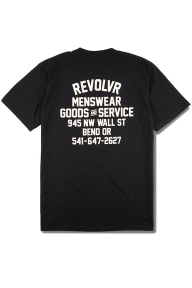 revolvr bend shop tee black back