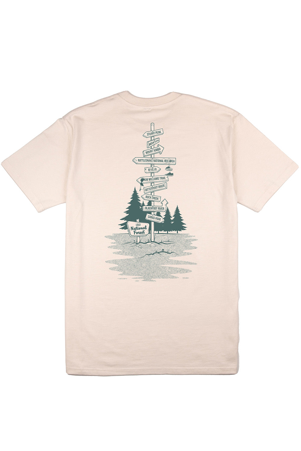 revolvr missoula happy trails tee ecru back