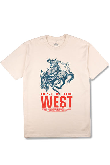 revolvr west tee ecru