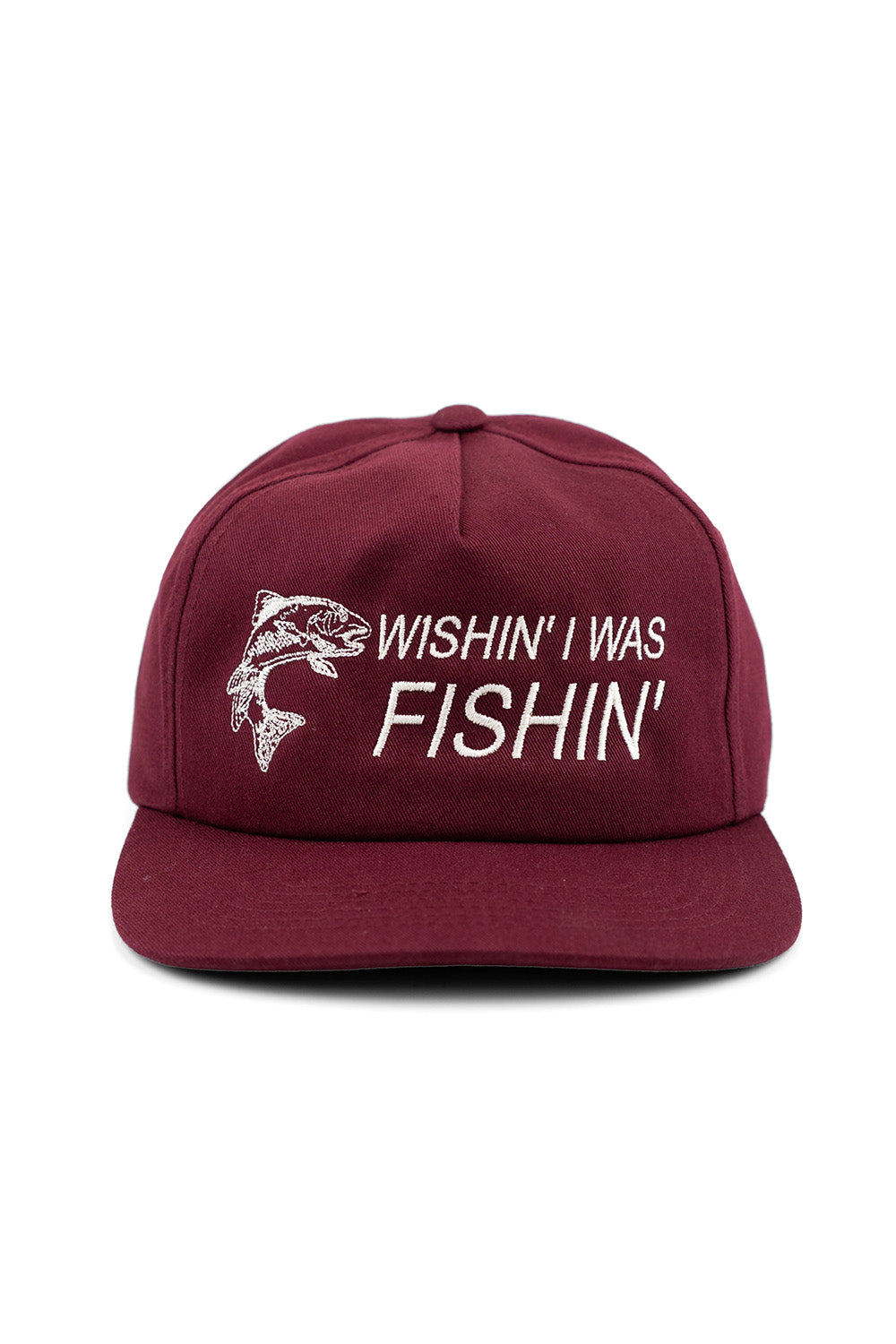 revolvr wishin i was fishin burgundy front
