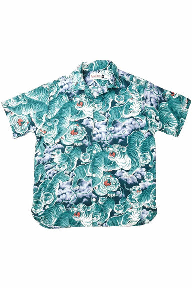 Freenote - Hawaiian SS - Turquoise Tiger - Front