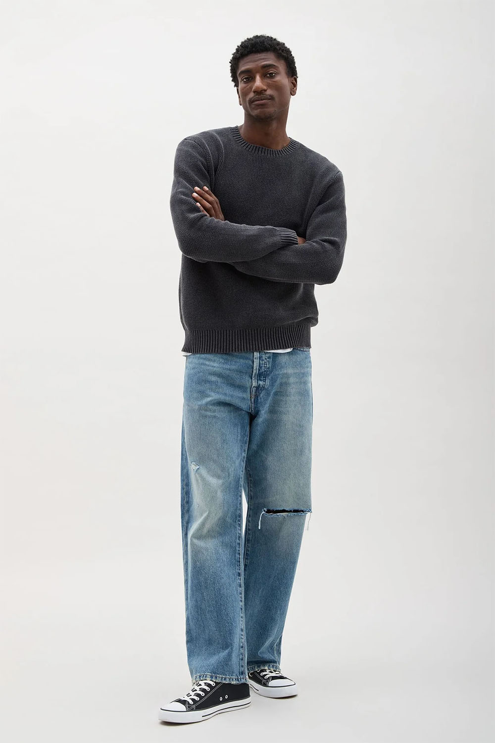 Richer Poorer - Dune Sweater - Black