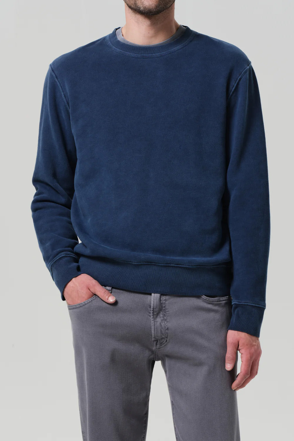 Citizens of Humanity - Vintage Crewneck Sweatshirt - Indigo - Front