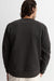 Rhythm Classic Fleece Crew in Vintage Black — Back view