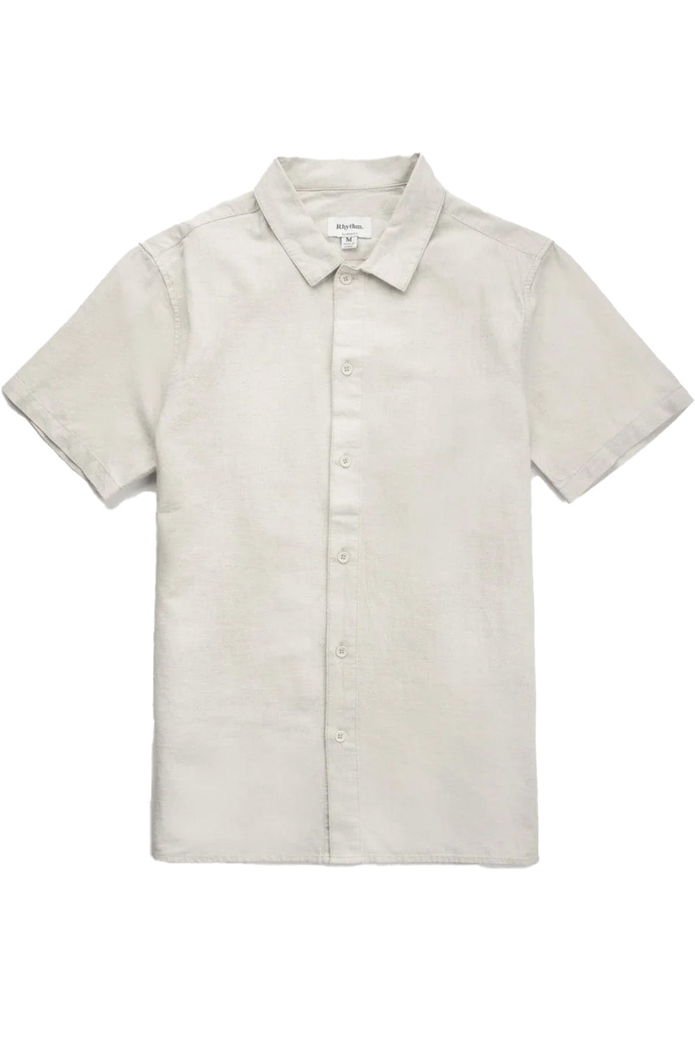 rhythm classic linen ss shirt sand flatlay