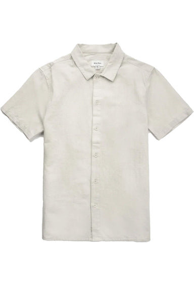 rhythm classic linen ss shirt sand flatlay