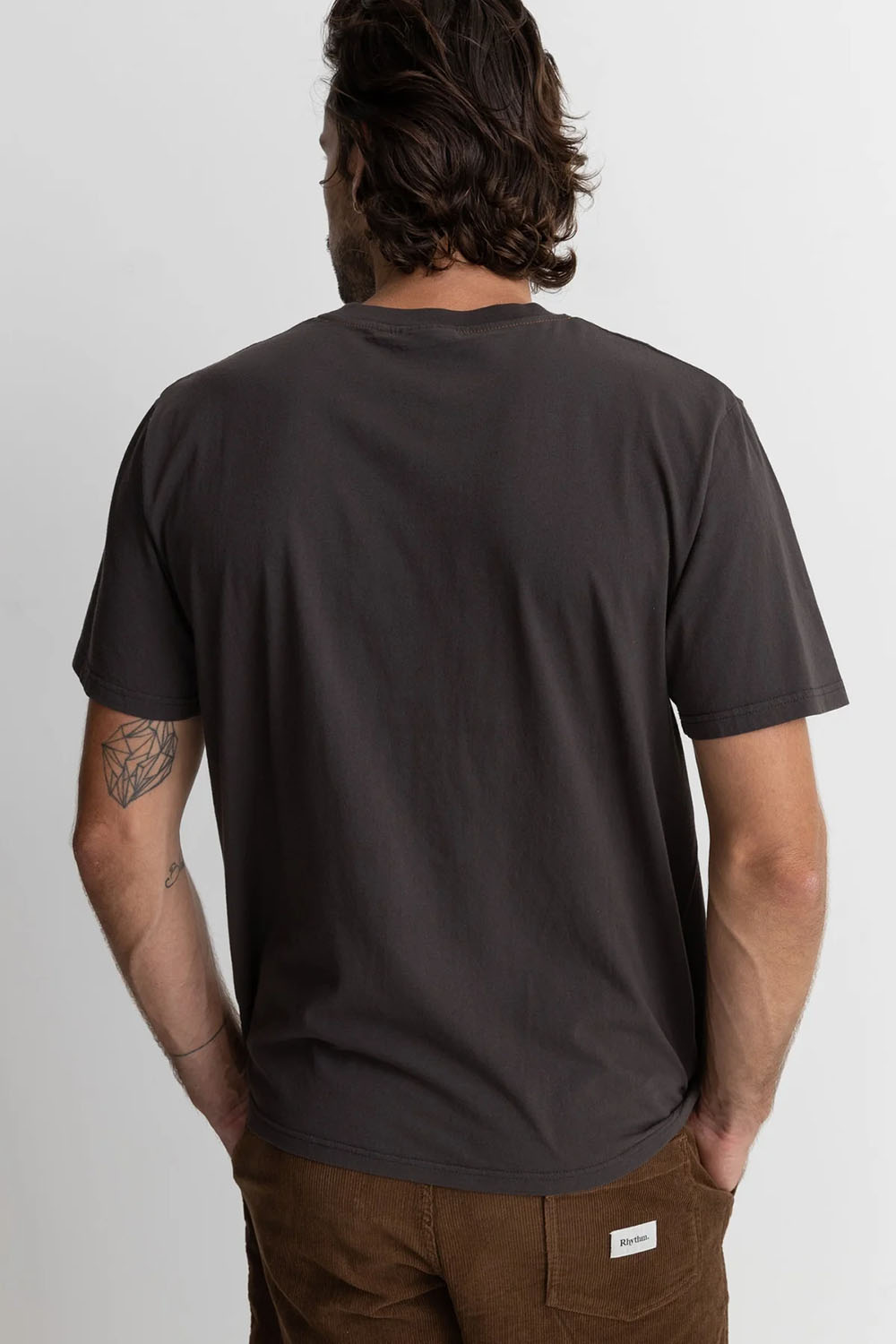 rhythm classic vintage tee vintage black back