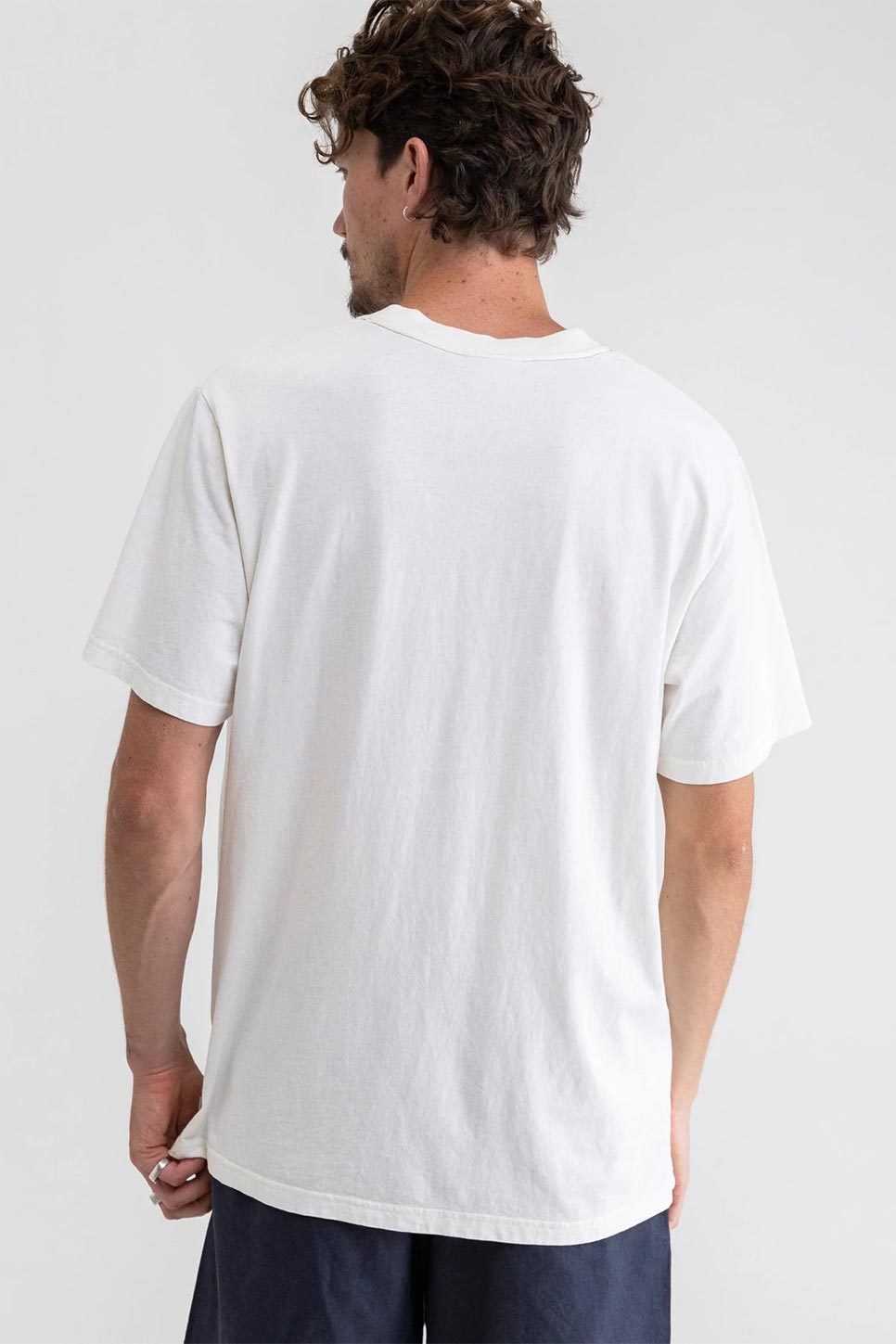 rhythm classic vintage tee vintage white back