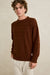 Rhythm Jackson Knit in Chestnut — Front view
