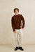 Rhythm Jackson Knit in Chestnut — Full Body view