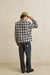 Rhythm Polar Bond Flannel in Smoke — Back view