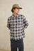 Rhythm Polar Bond Flannel in Smoke — Front view