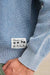 Rhythm Polu Crew Knit in Washed Blue — Detail-Label view