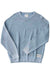 Rhythm Polu Crew Knit in Washed Blue — Flatlay view