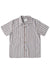 rhythm vacation stripe ss shirt chocolate flatlay