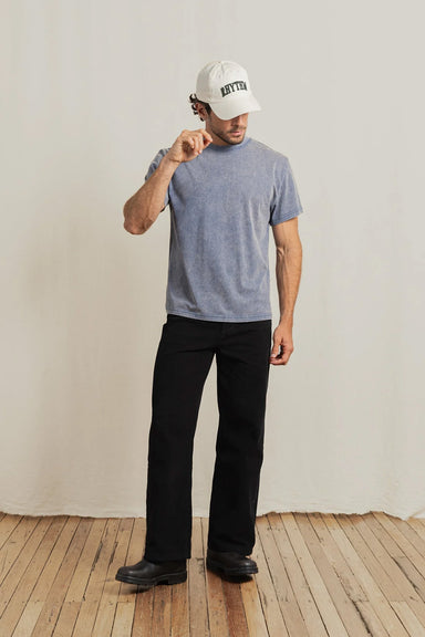 rhythm awake band tshirt indigo front