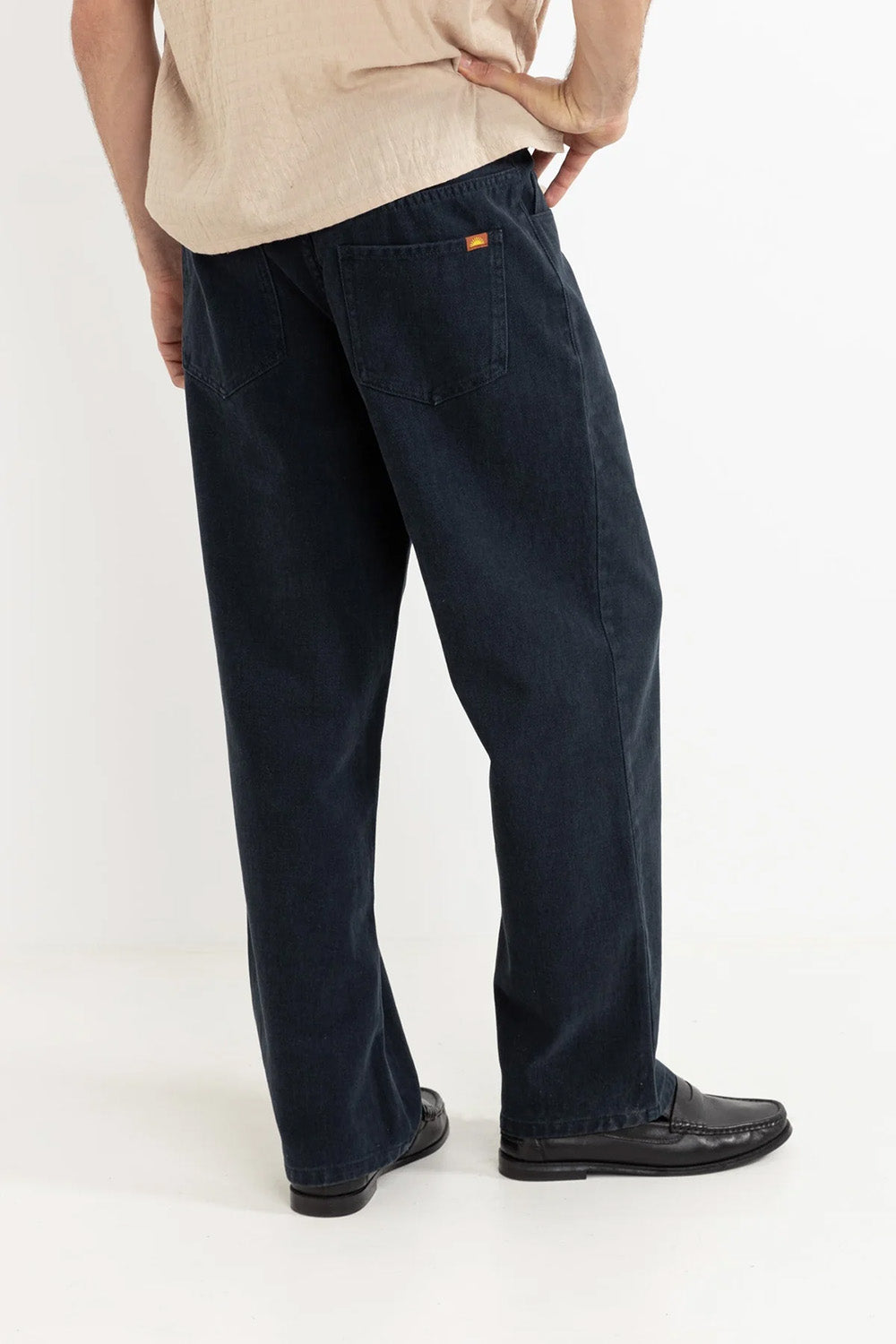 rhythm chile denim jean navy back