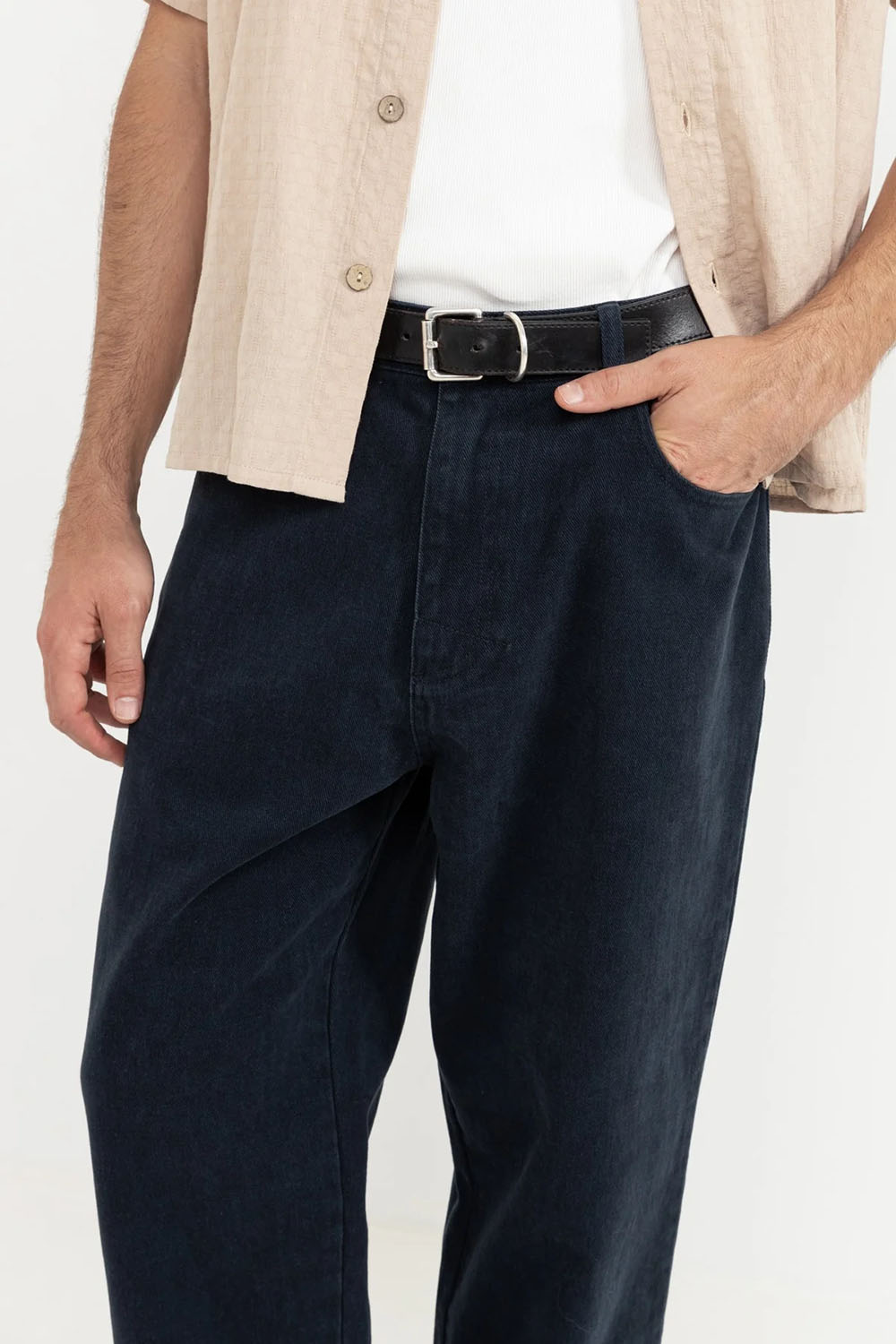 rhythm chile denim jean navy detail