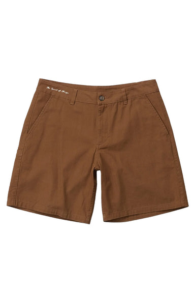 rhythm essential herringbone short brown flatlay