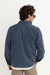 rhythm hickory stripe work shirt navy back