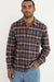 rhythm kern ls flannel chocolate front