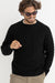 rhythm mohair fishermans knit black front