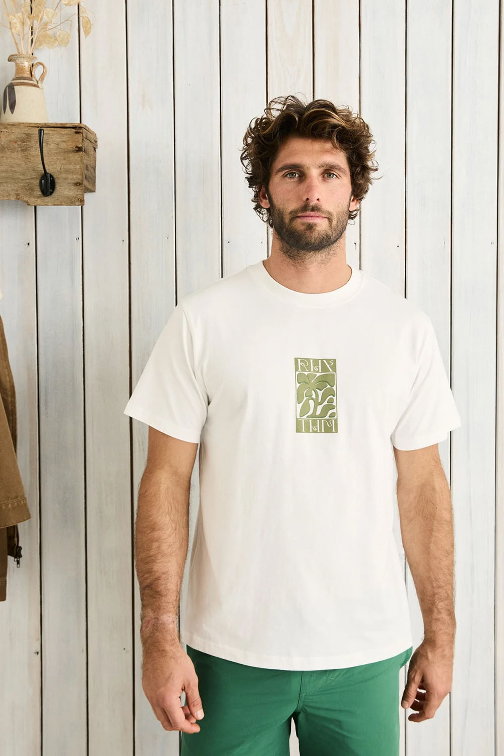 rhythm nurture vintage tee vintage white 