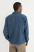 rhythm textured wale ls shirt washed indigo back 
