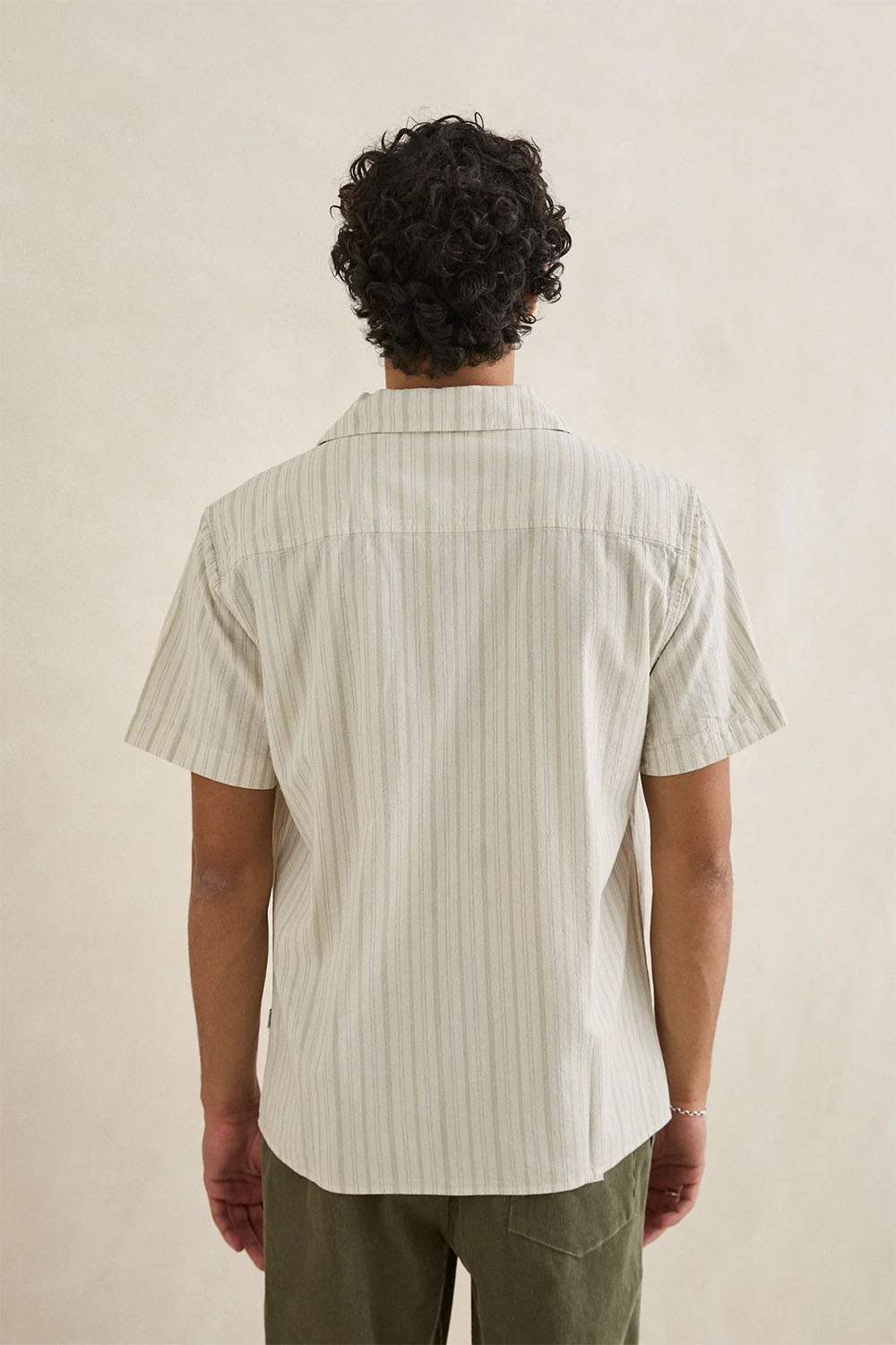 rhythm vacation stripe ss shirt natural back