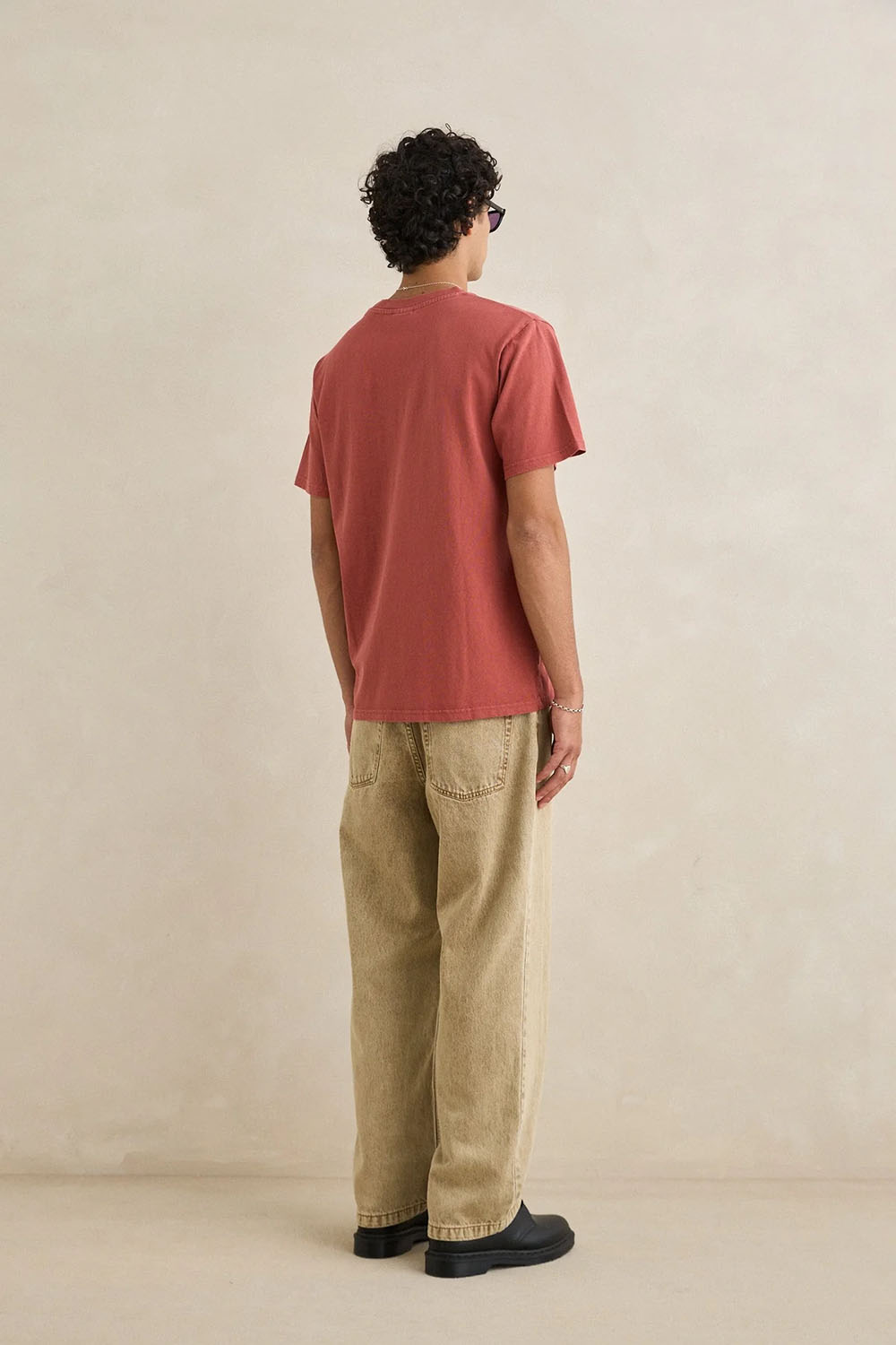 rhythm vintage pkt ss tee vintage clay back