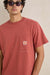 rhythm vintage pkt ss tee vintage clay detail