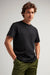 Richer Poorer Pima Pocket Tee in Black — Front view