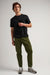 Richer Poorer Pima Pocket Tee in Black — Full Body view