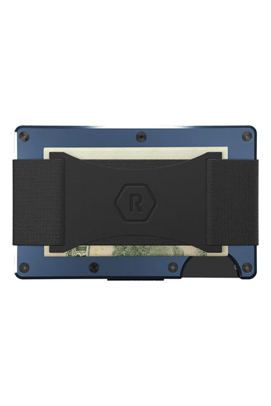 Ridge Wallets - Aluminum Cash Strap - Alpine Navy - Front